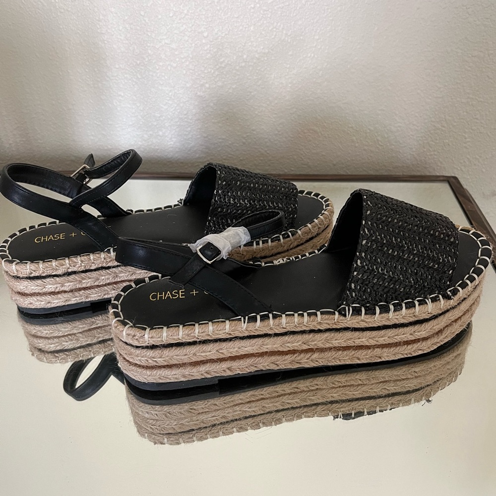 Espadrille platform sandals